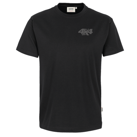 Single Jersey Herren "4x4" schwarz