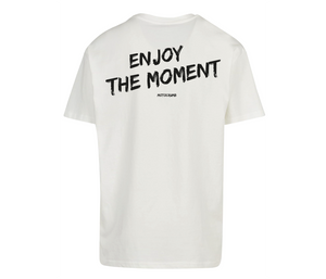 Oversized T-Shirt Herren "the moment" White