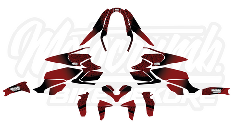 Yamaha MT07 Dekor Fade" rot