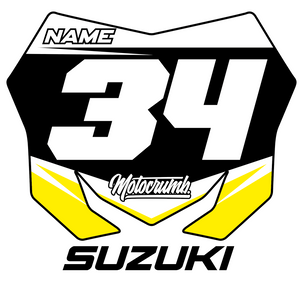 Miniplate Suzuki schwarz