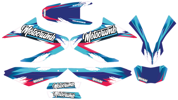 YAMAHA WR 125  Dekor " Colors "