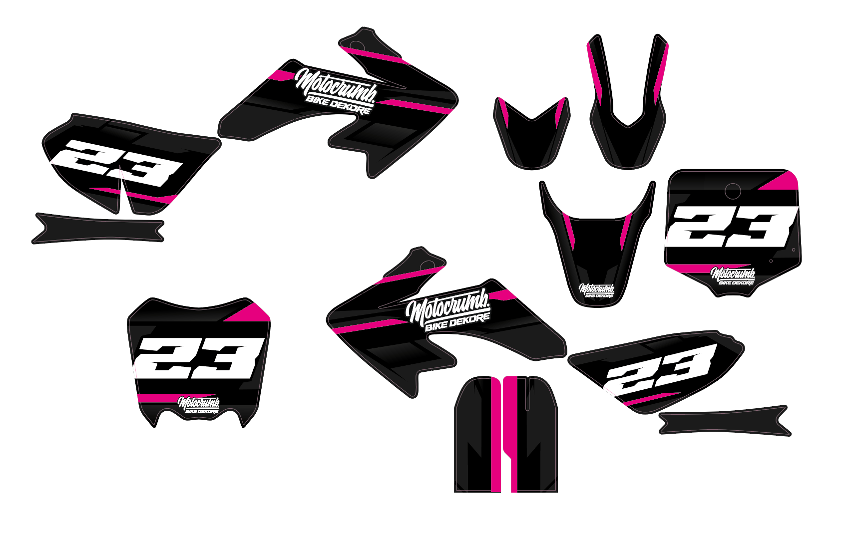 IMR / MRF Dekor "Slipstream" dark pink