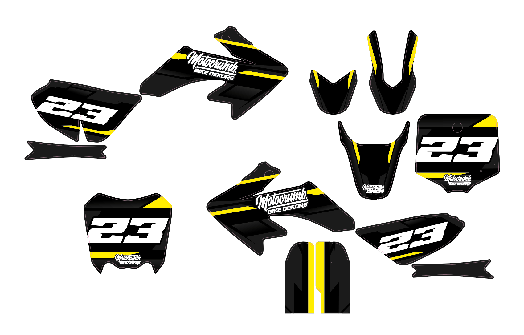 IMR / MRF Dekor "Slipstream" dark yellow