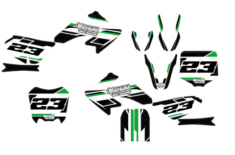 IMR / MRF Dekor "Slipstream" white green