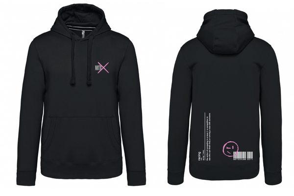 Hoodie "RACING" rosa