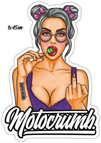 Sticker "Lollipop-Girl" groß