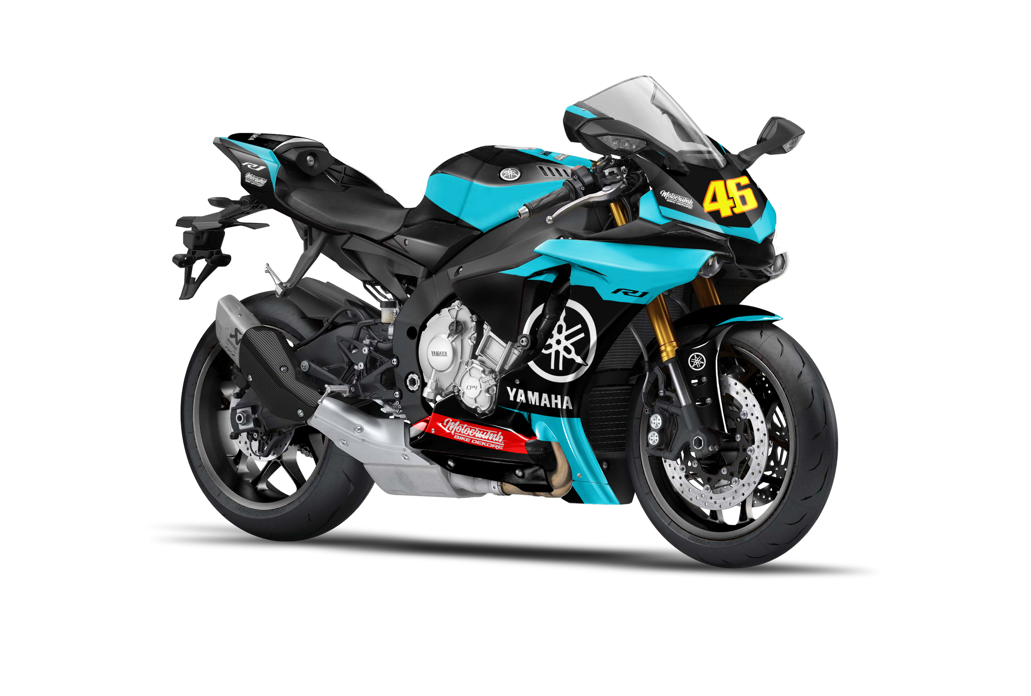 YAMAHA R1 RN32 15-19 Dekor Street _turquoise