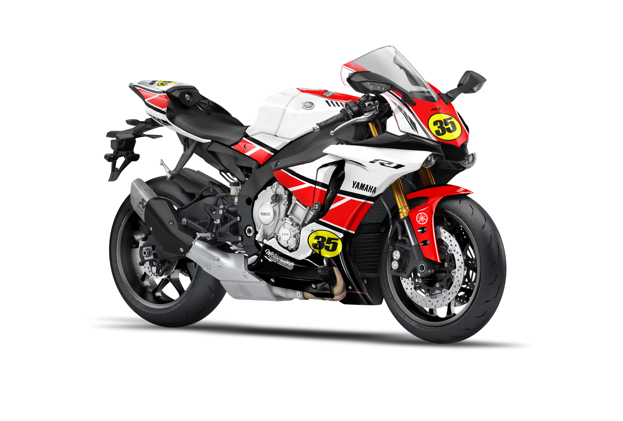 YAMAHA R1 RN32 15-19 Dekor Street _Red