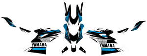 YAMAHA R6 Dekor "Hunt" - blau